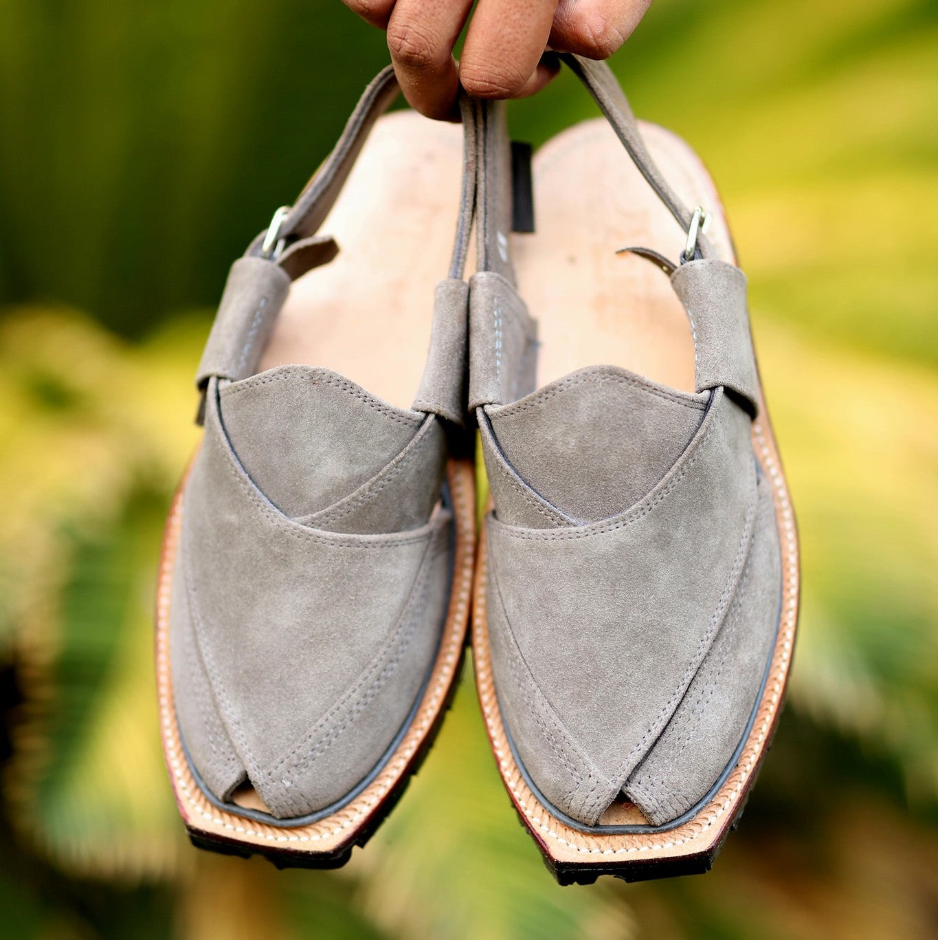 SABIR Grey LEATHER